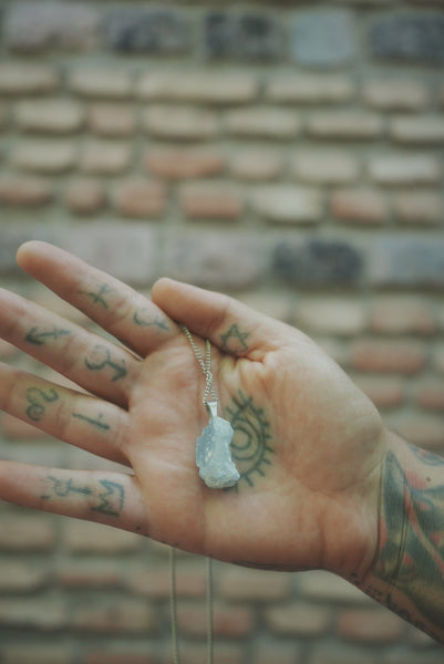 Colgante Calcita Azul