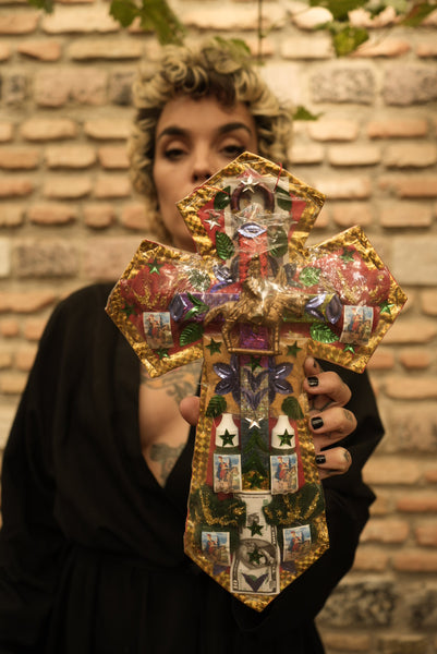 Cruz Mediana Amuleto San Martín Caballero