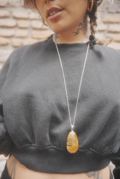 Colgante Ojo de tigre Lágrima