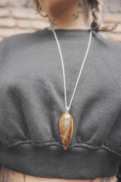 Colgante Ojo de tigre Grande