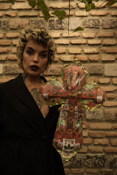 Cruz Grande Amuleto San Martín Caballero