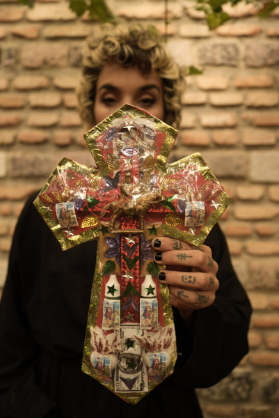 Cruz Mediana Amuleto San Martín Caballero