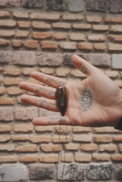 Colgante Ojo de tigre Grande