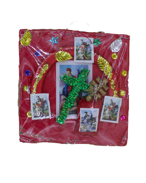 Amuleto Herradura Cruz Verde