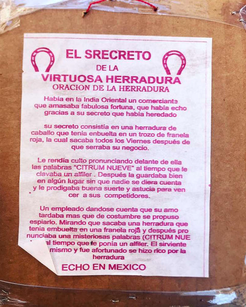 Amuleto Herradura Cruz Verde