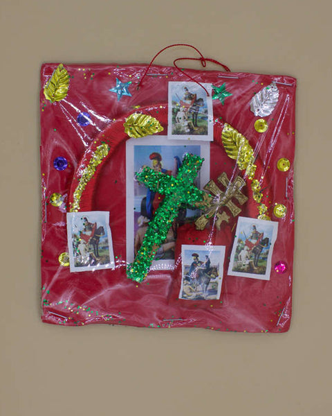 Amuleto Herradura Cruz Verde