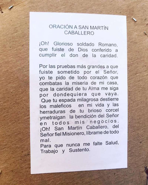 Cruz Mediana Amuleto San Martín Caballero