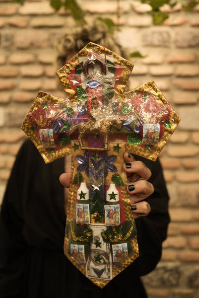 Cruz Mediana Amuleto San Martín Caballero