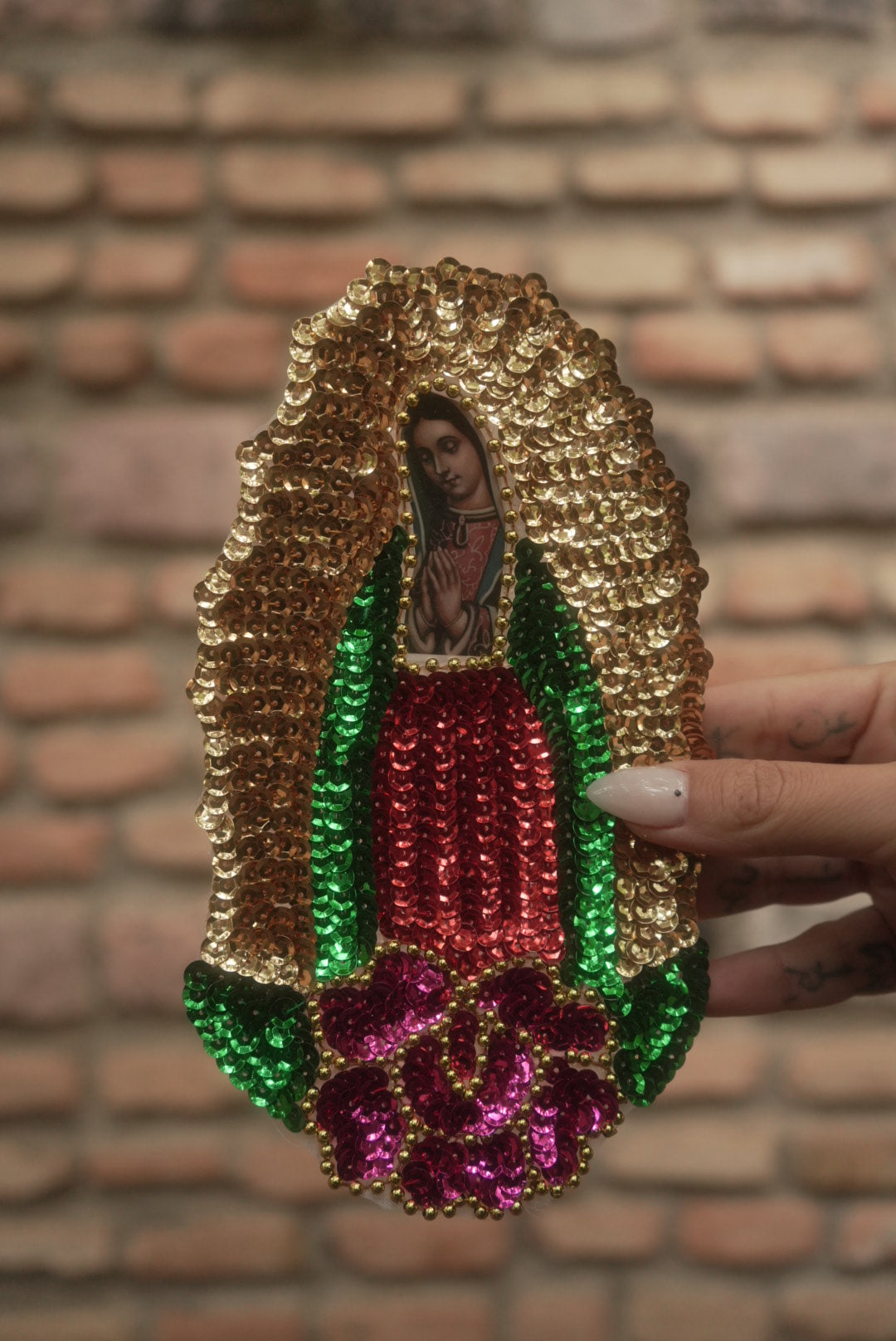 Parche Guadalupe Florsita