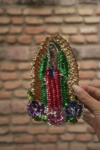 Parche Guadalupe Las tres flores