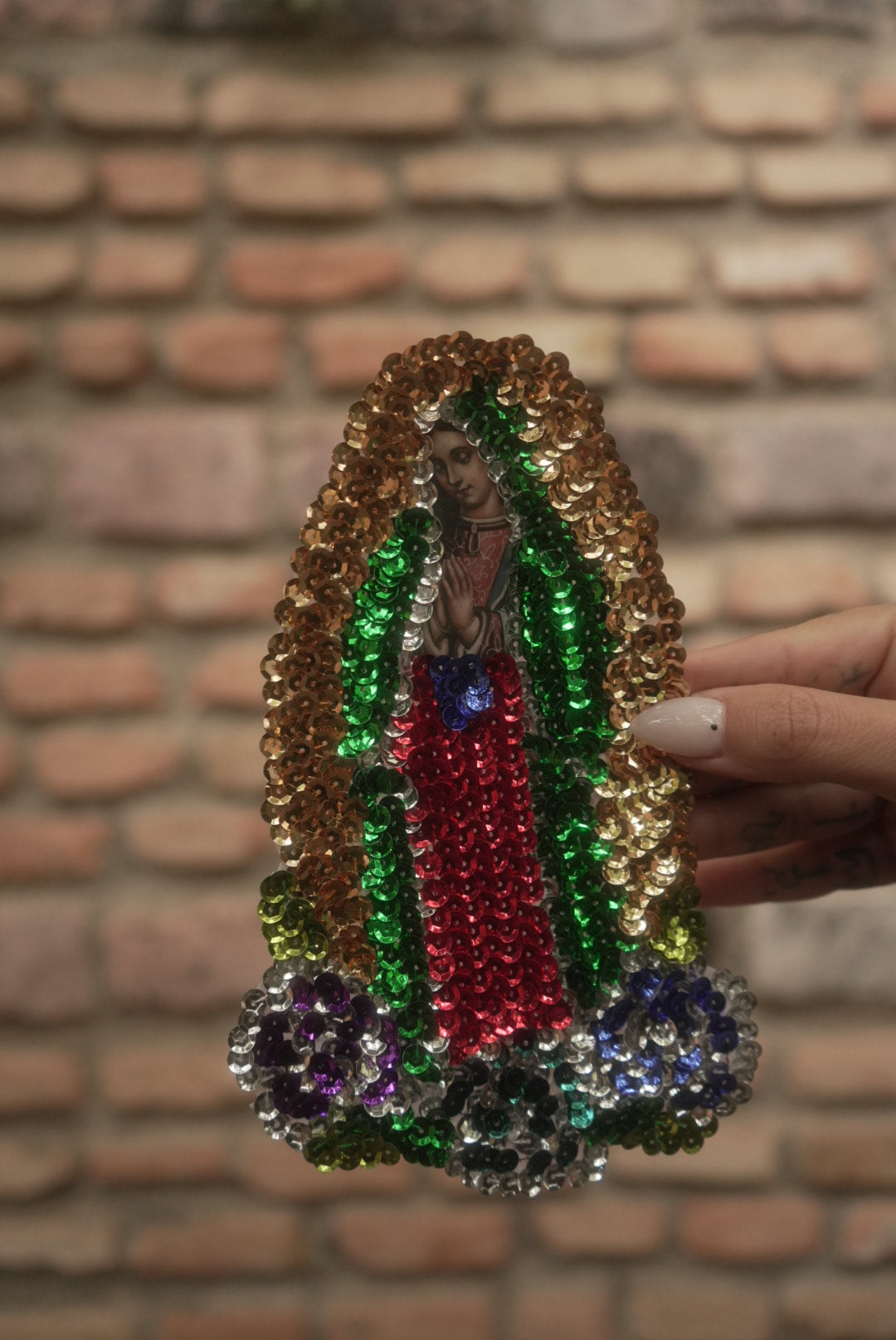 Parche Guadalupe La tres Flores II