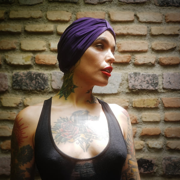 Turbante Morado